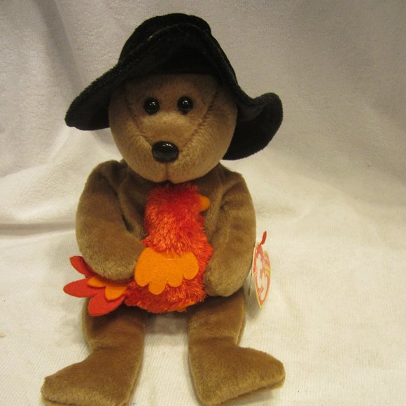 2004 TY BEANIE BABY PLYMOUTH W/TAGS RETIRED - Picture 1 of 9